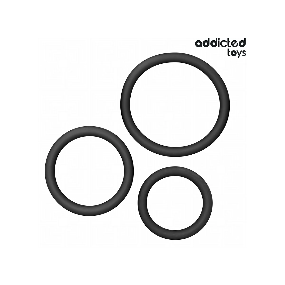 SET SILIKONRINGE MODELL 2 VON ADDICTED TOYS