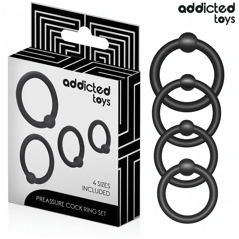 SET AUS DRUCKRINGEN AUS SILIKON VON ADDICTED TOYS