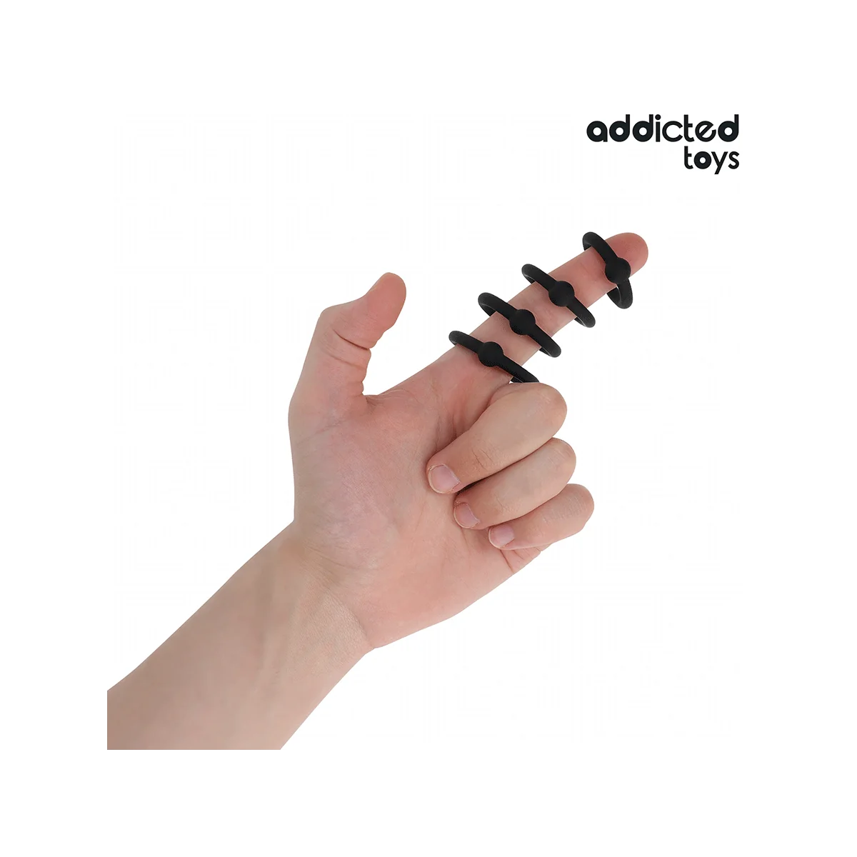 SET AUS DRUCKRINGEN AUS SILIKON VON ADDICTED TOYS