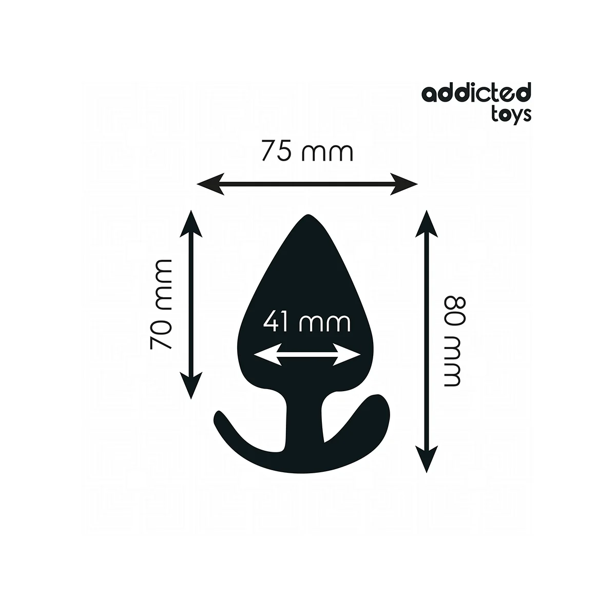 ANALPLUG GRÖSSE L 8 CM VON ADDICTED TOYS