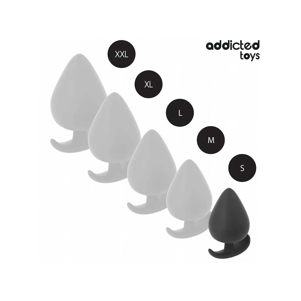 ANALPLUG GRÖSSE S 5,3 CM VON ADDICTED TOYS