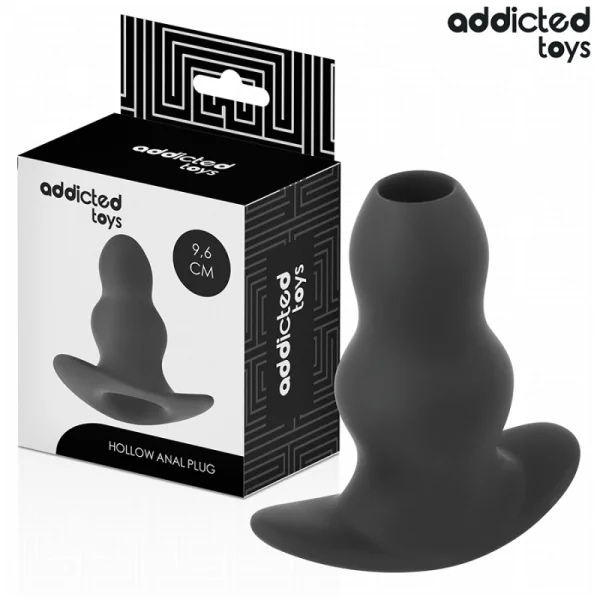 HOHL ANAL PLUG GRÖSSE M 9,6 CM VON ADDICTED TOYS