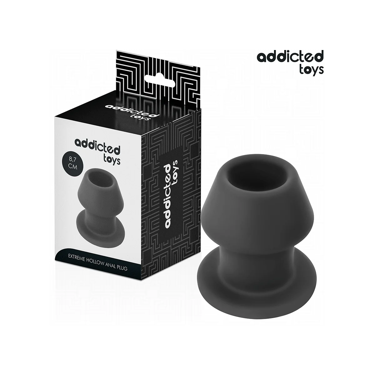EXTREM HOHL ANAL PLUG GRÖSSE M 8,7 CM VON ADDICTED TOYS