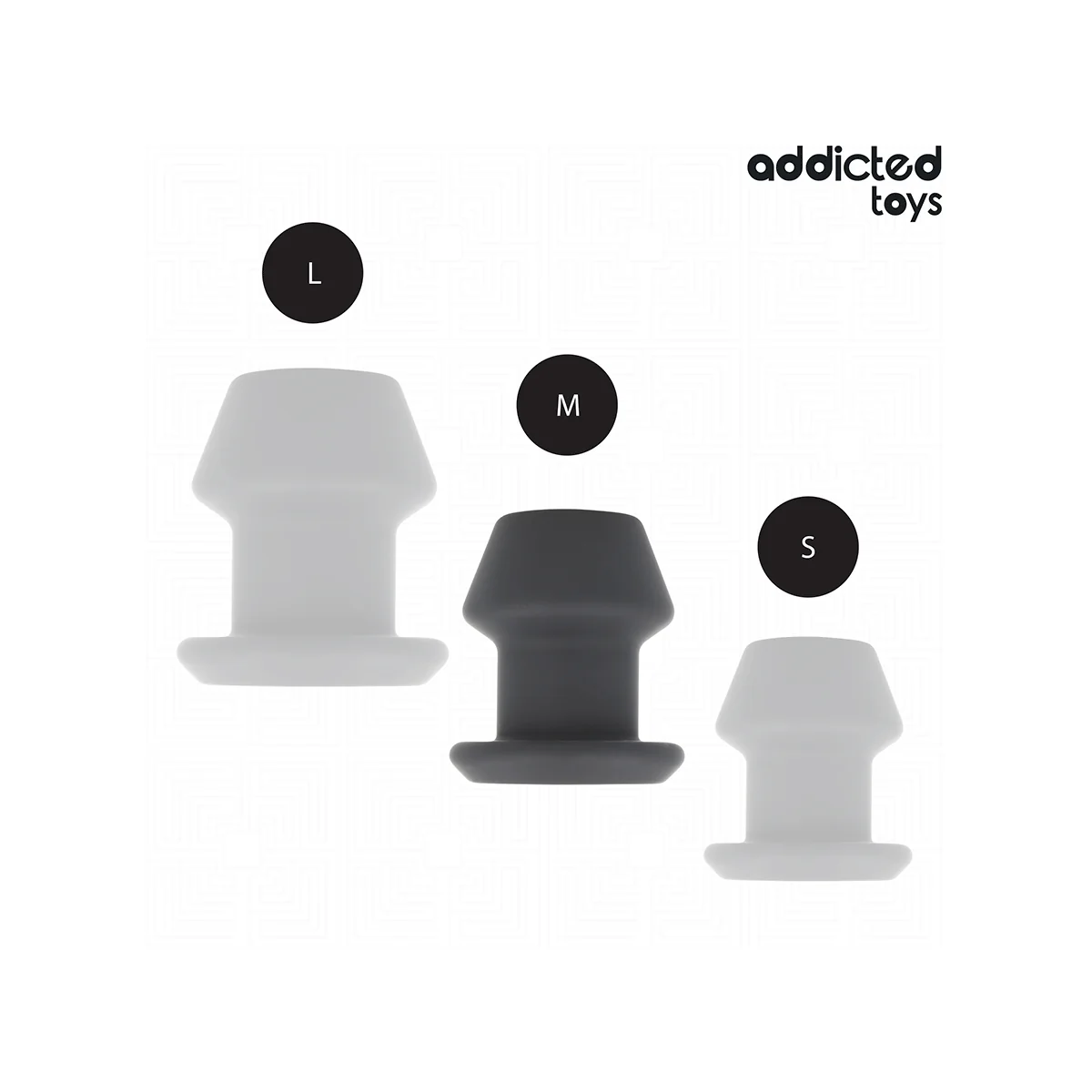 EXTREM HOHL ANAL PLUG GRÖSSE M 8,7 CM VON ADDICTED TOYS