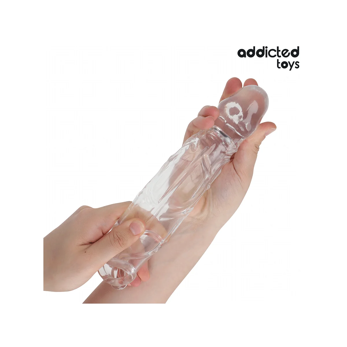 TRANSPARENTE PENISVERLÄNGERUNG 27 CM VON ADDICTED TOYS