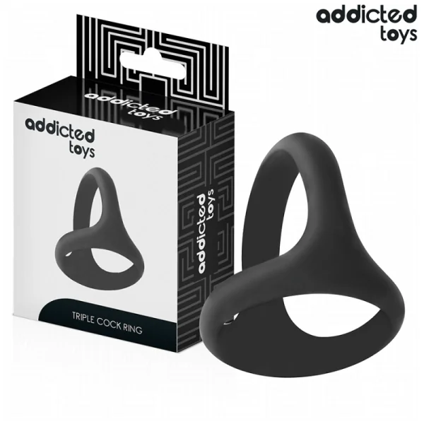 DICKER DREIFACH-PENISRING VON ADDICTED TOYS