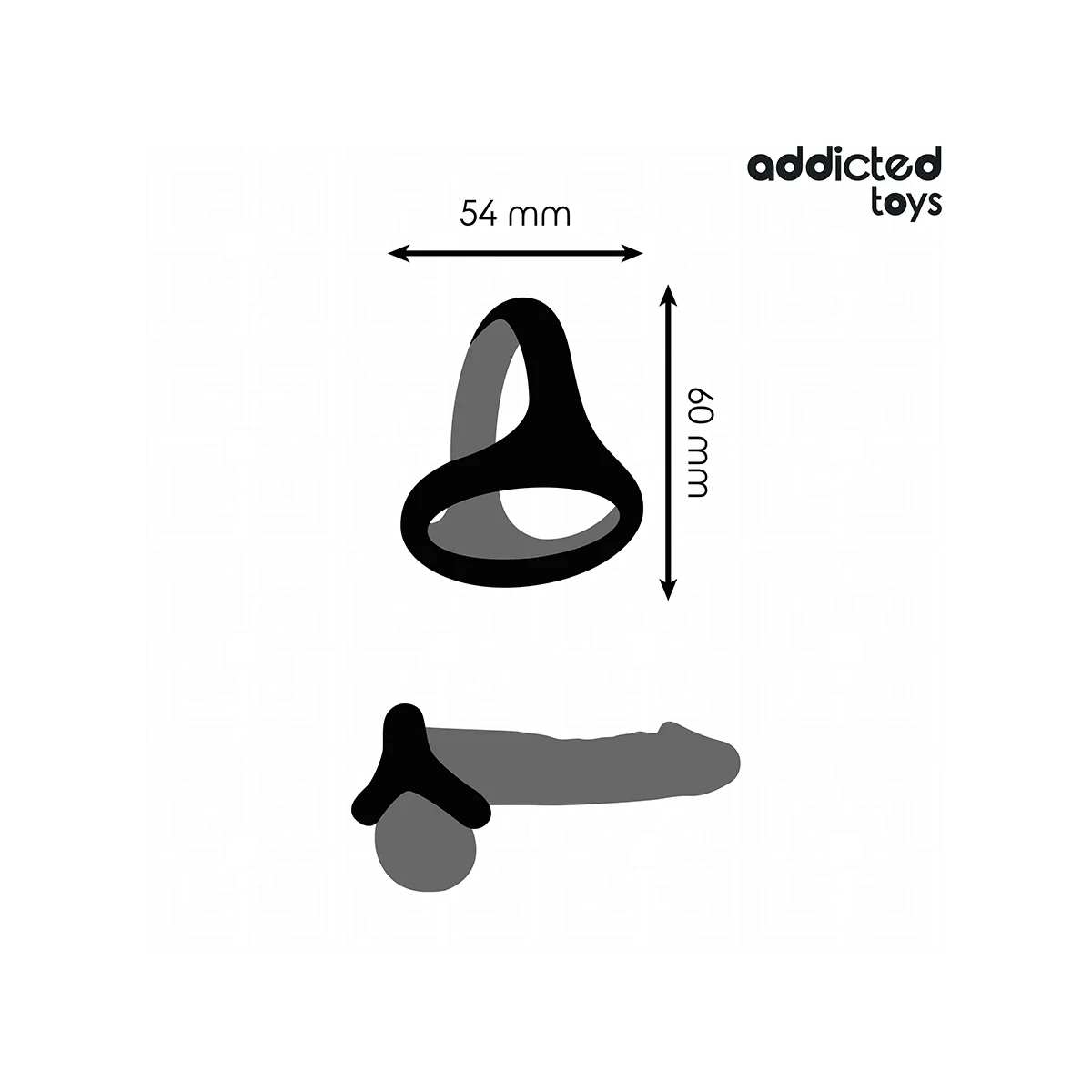 DICKER DREIFACH-PENISRING VON ADDICTED TOYS