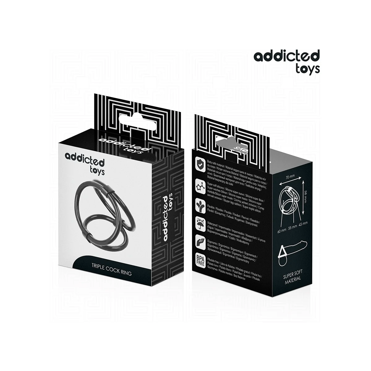 DREIFACH-PENISRING VON ADDICTED TOYS