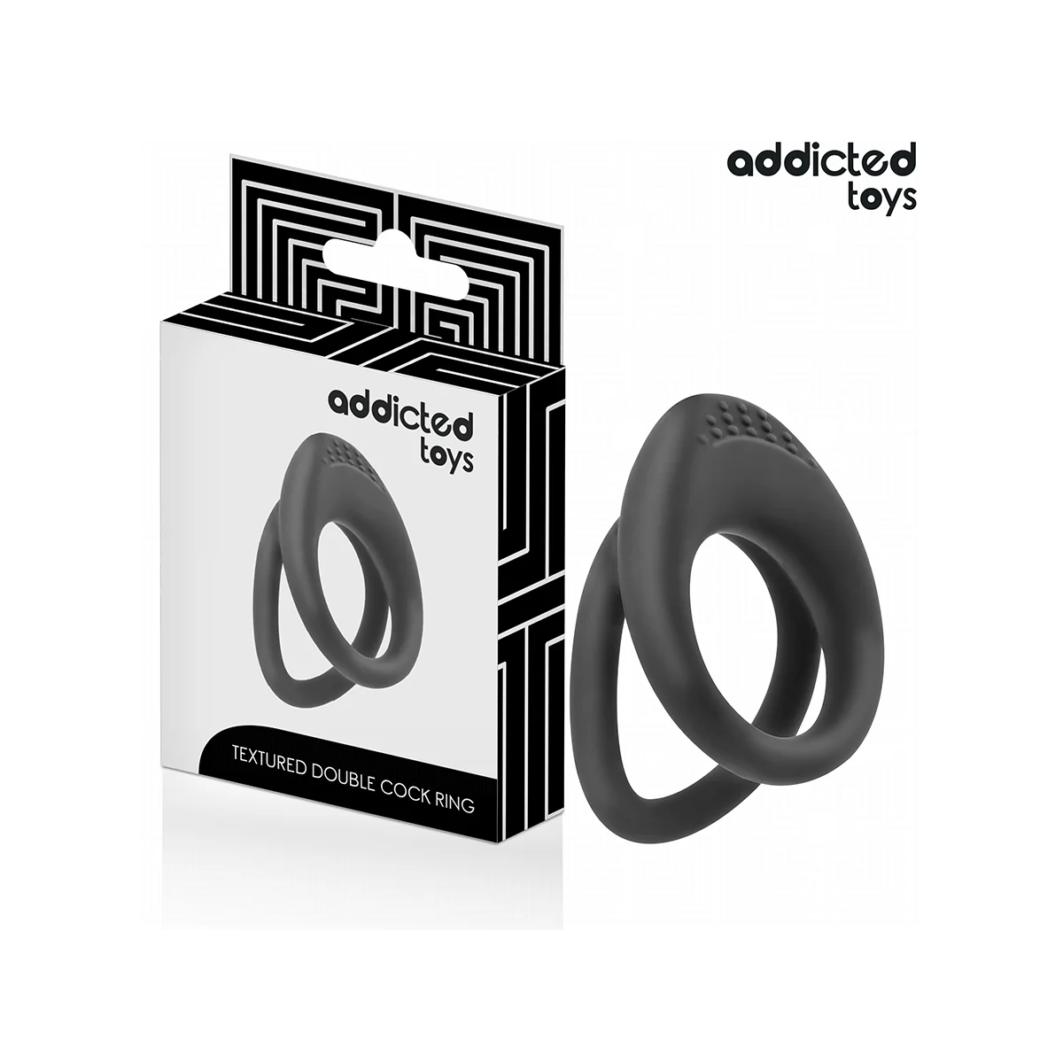 DOPPELT STRUKTURIERTER PENISRING VON ADDICTED TOYS