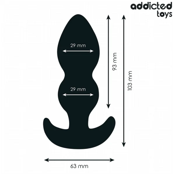 ANALPLUG GRÖSSE S 10,3 CM VON ADDICTED TOYS