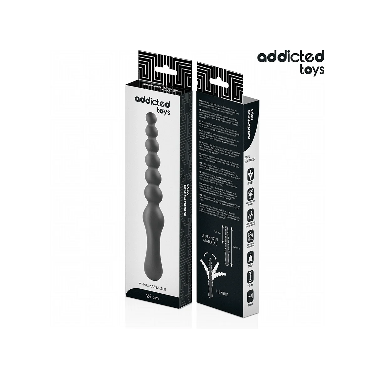 ANAL-MASSAGEGERÄT 24 CM VON ADDICTED TOYS