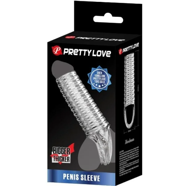 HARTMAN PENISHÜLSE TRANSPARENT VON PRETTY LOVE