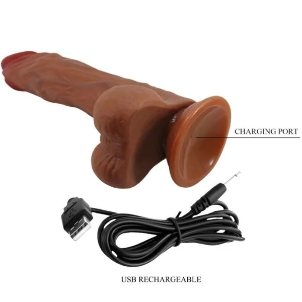 CALISTO REALISTISCHER DILDO 24 CM HAUTFARBEN VON BAILE VIBRATORS