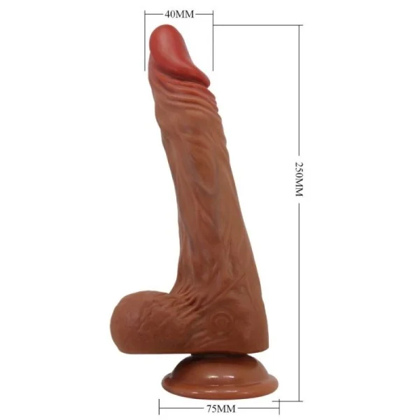 CALISTO REALISTISCHER DILDO 24 CM HAUTFARBEN VON BAILE VIBRATORS