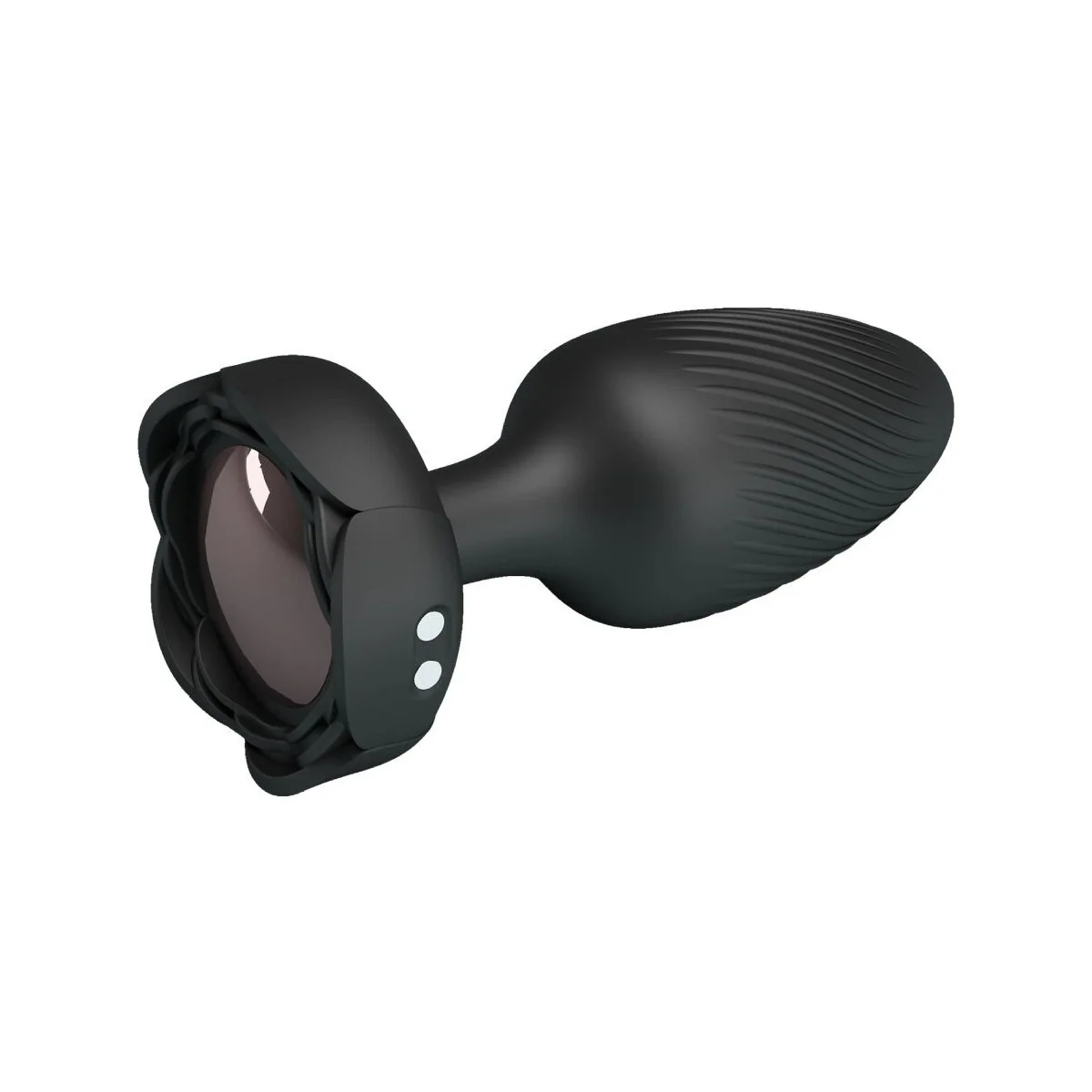 VARIAN ANAL PLUG MIT LED-LICHT SCHWARZ 10,8 CM VON PRETTY LOVE