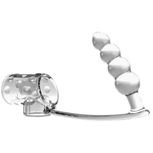 PENISHÜLLE MIT ANAL-PLUG TRANSPARENT VON PRETTY LOVE MALE