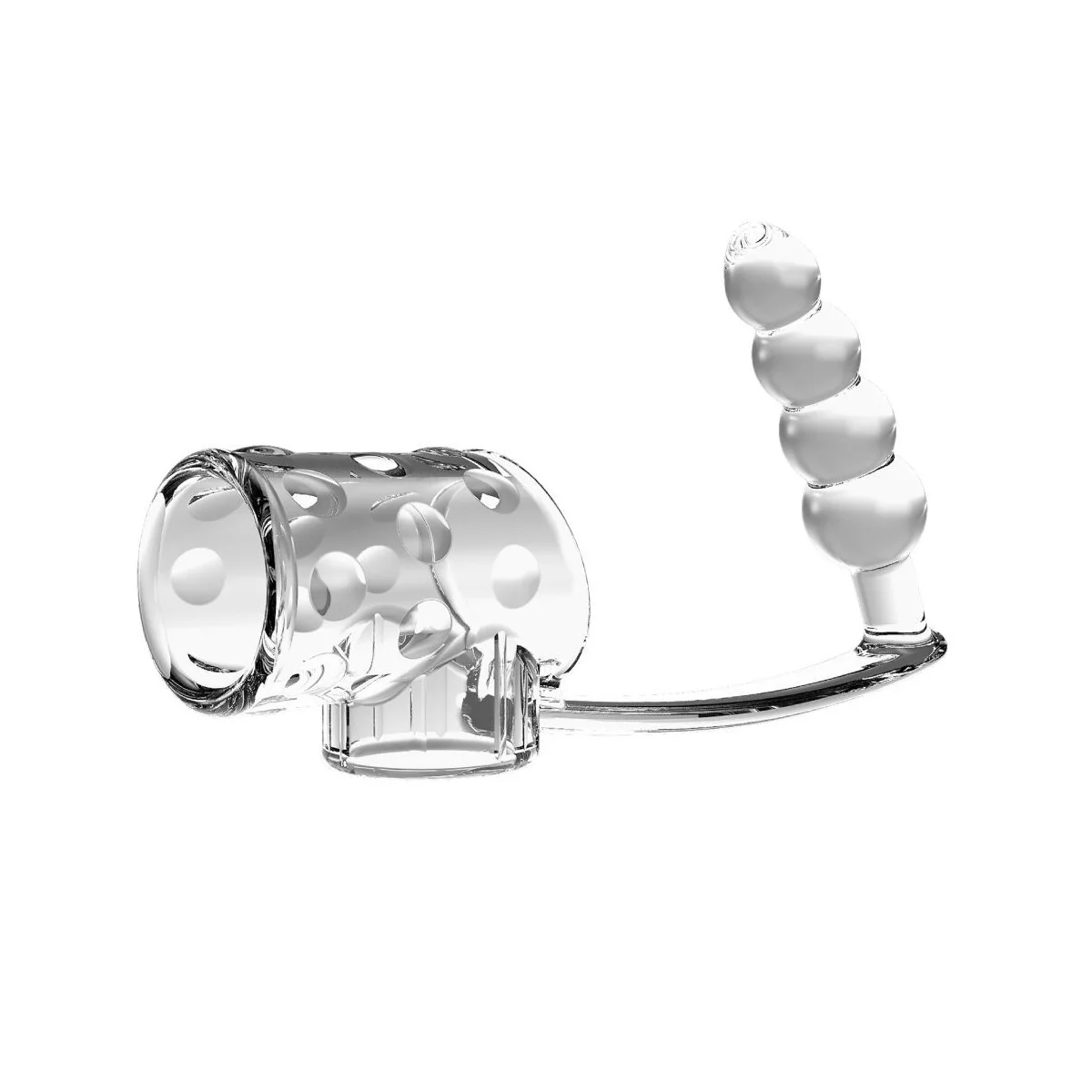 PENISHÜLLE MIT ANAL-PLUG TRANSPARENT VON PRETTY LOVE MALE