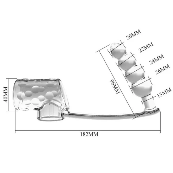 PENISHÜLLE MIT ANAL-PLUG TRANSPARENT VON PRETTY LOVE MALE