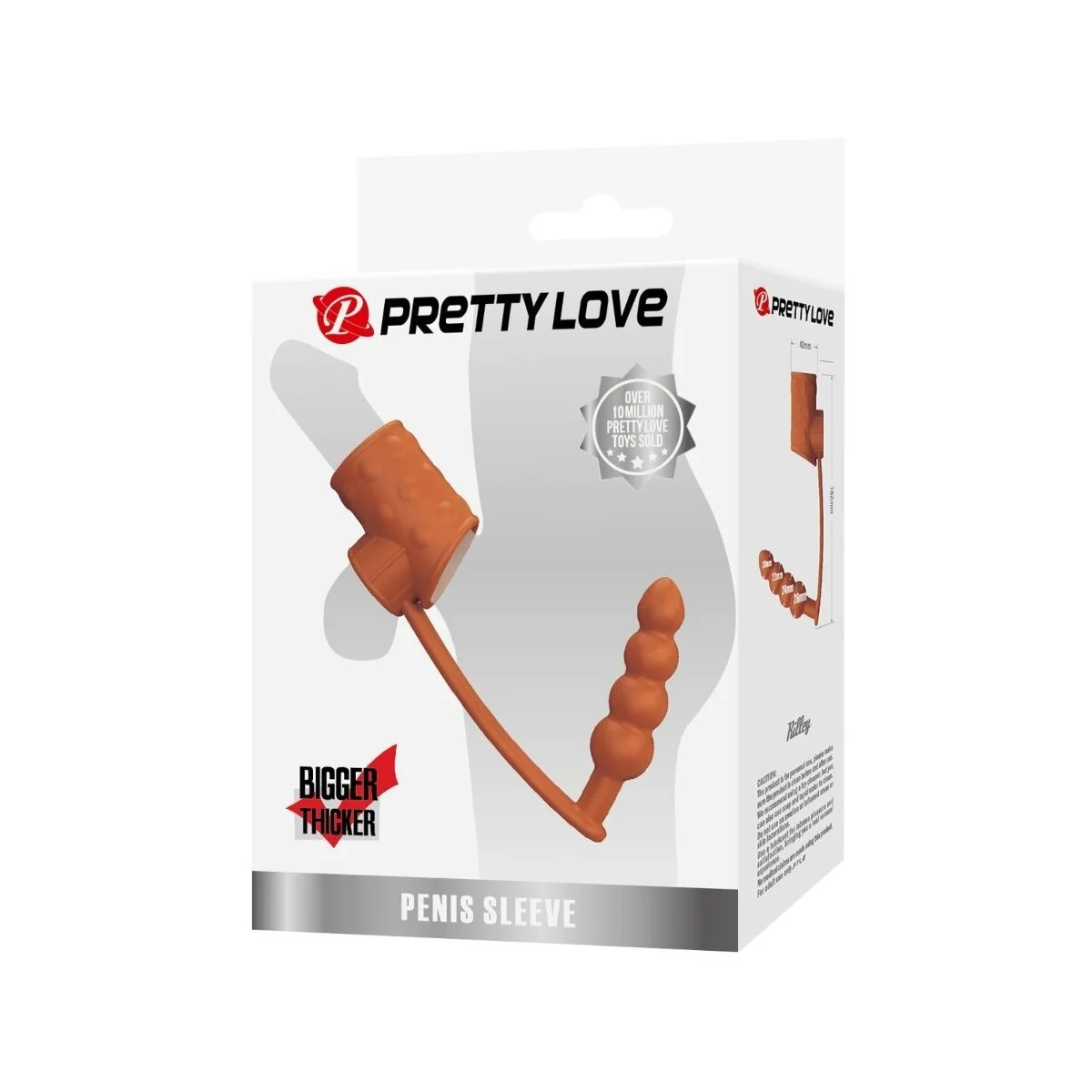 PENISHÜLLE MIT ANALPLUG NATUR VON PRETTY LOVE MALE