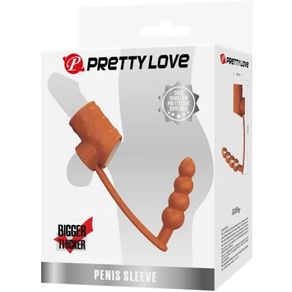 PENISHÜLLE MIT ANALPLUG NATUR VON PRETTY LOVE MALE