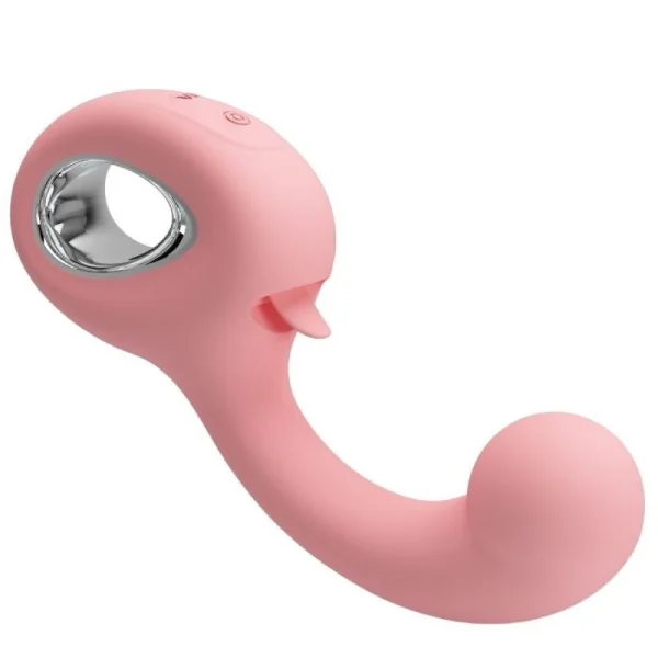 ERYNNYES G-SPOT VIBRATOR + KLITORIS-STIMULATOR 10 VIBRATIONEN ROSA VON PRETTY LOVE SMART