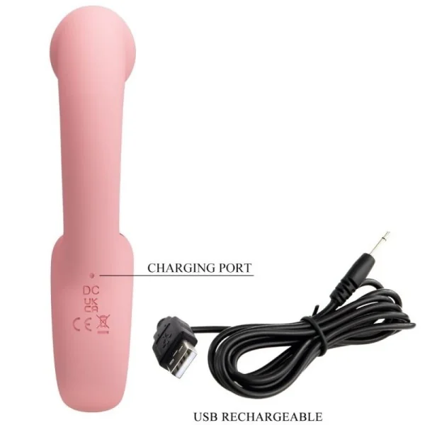 ERYNNYES G-SPOT VIBRATOR + KLITORIS-STIMULATOR 10 VIBRATIONEN ROSA VON PRETTY LOVE SMART