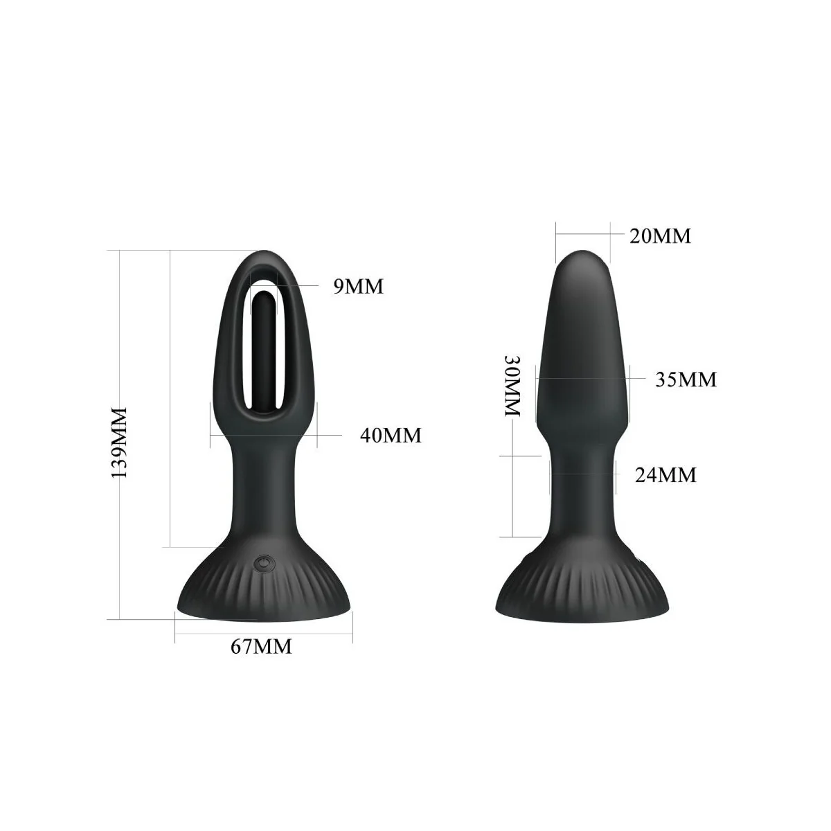 HUBERT ANAL PLUG MIT 7 VIBRATIONSMODI VON PRETTY LOVE