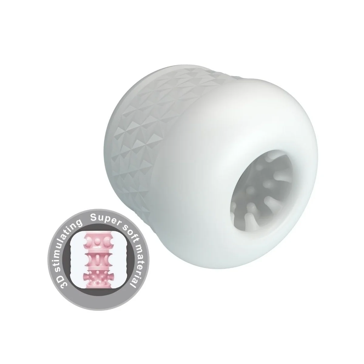 CRYSTLE MÄNNLICHER MASTURBATOR WEISS VON PRETTY LOVE MALE