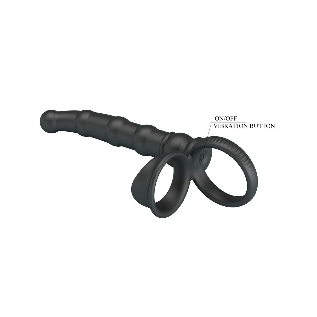 Tatum Vibrierender Penisring mit Stecker 10 Vibrationen Schwarz von Pretty Love kaufen | Fesselliebe