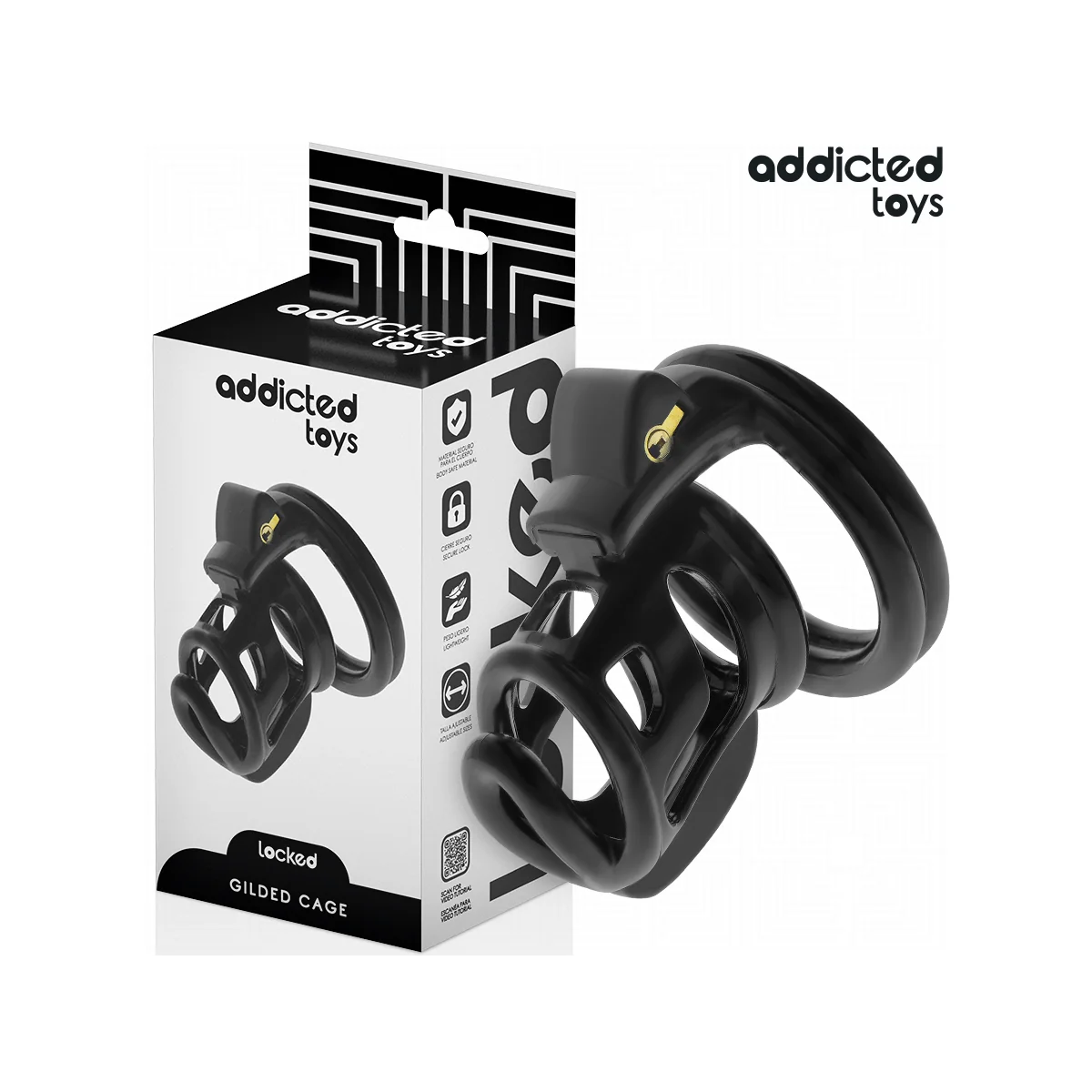GILDEN CAGE PENISKÄFIG 8,5 CM VON ADDICTED TOYS LOCKED