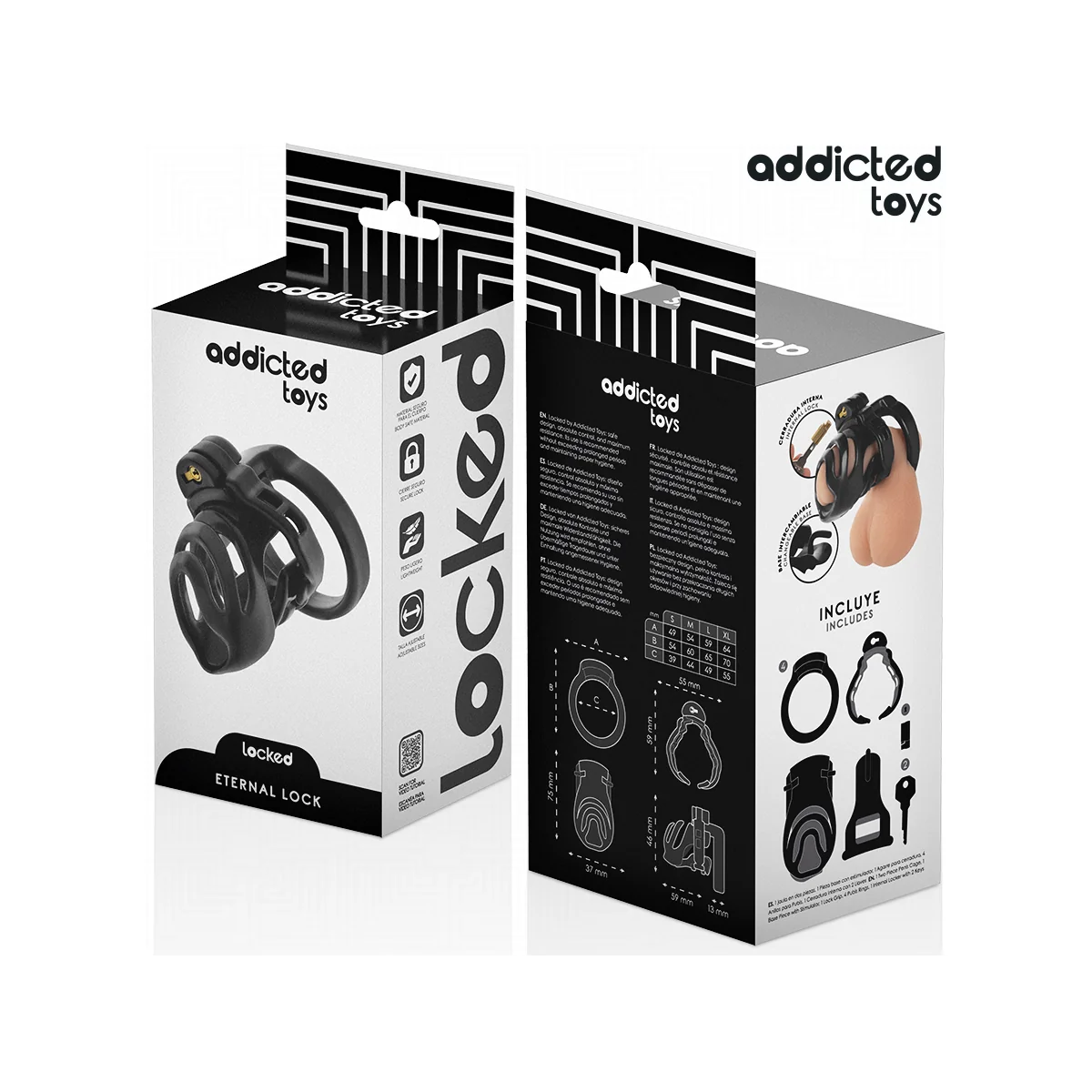 ETERNAL LOCK PENISKÄFIG 9 CM VON ADDICTED TOYS LOCKED
