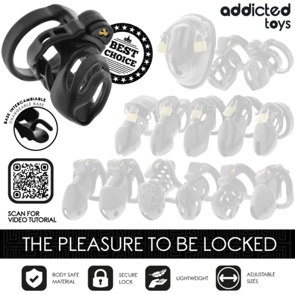 ETERNAL LOCK PENISKÄFIG 9 CM VON ADDICTED TOYS LOCKED