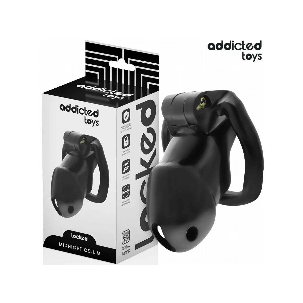 MINDNIGHT CELL PENIS CAGE GRÖSSE M VON ADDICTED TOYS LOCKED