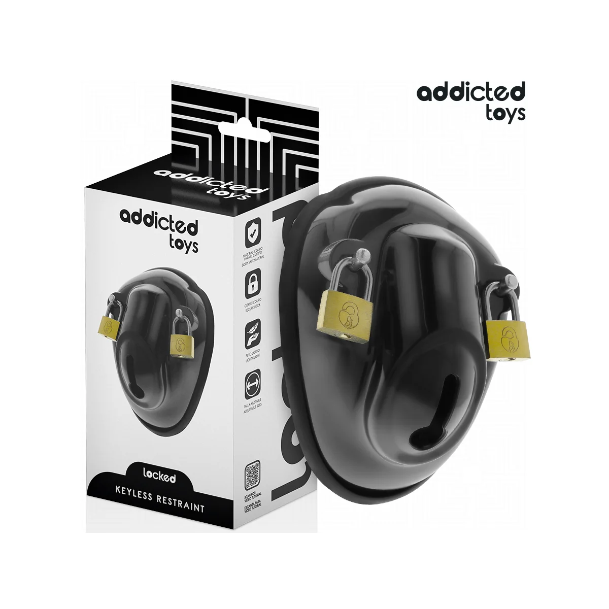 SCHLÜSSELLOSER PENISKÄFIG 11,5 CM VON ADDICTED TOYS LOCKED