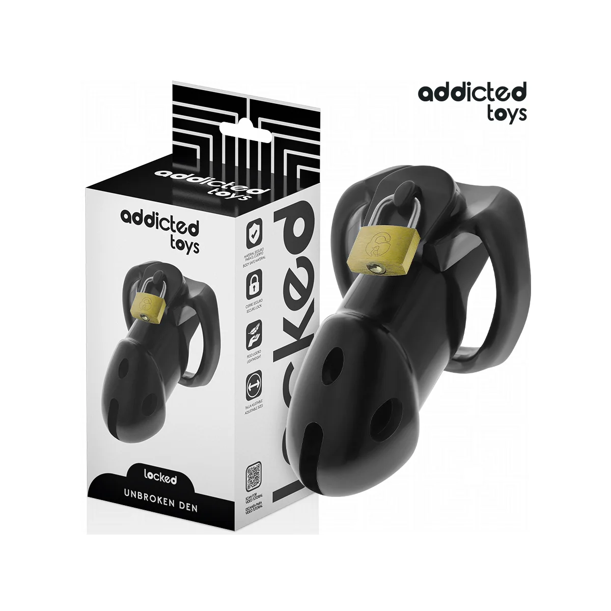 UNBROKEN DEN PENISKÄFIG 9,8 CM VON ADDICTED TOYS LOCKED
