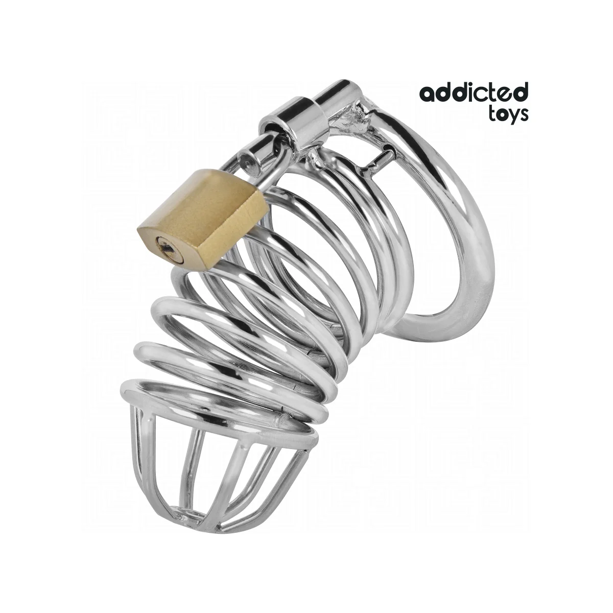 IRON CELL METALL-PENISKÄFIG GRÖSSE M VON ADDICTED TOYS LOCKED