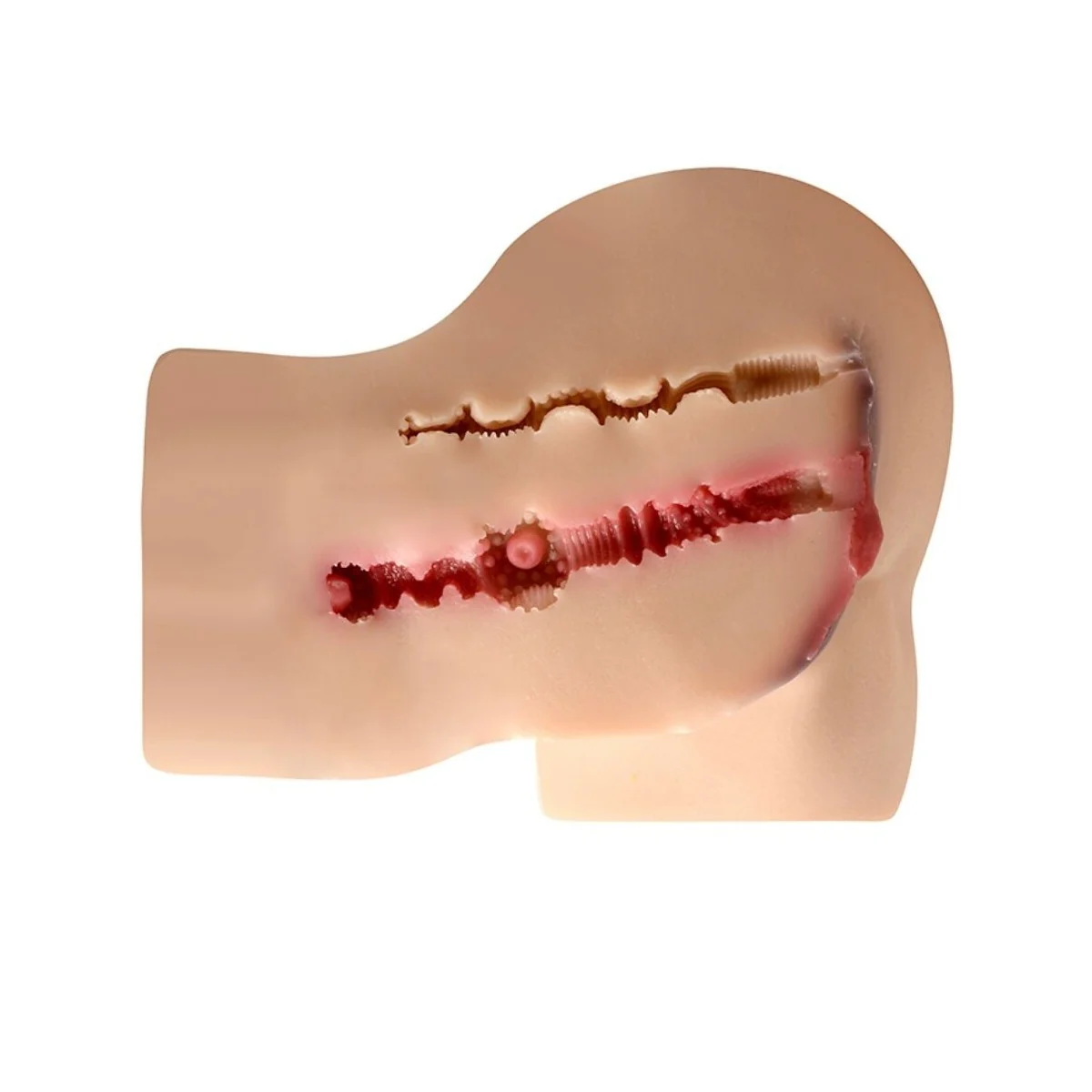 KALLY REALISTISCHER MEHRFACHPOSITIONIERTER VAGINA- UND ANUS-MASTURBATOR VON XISE