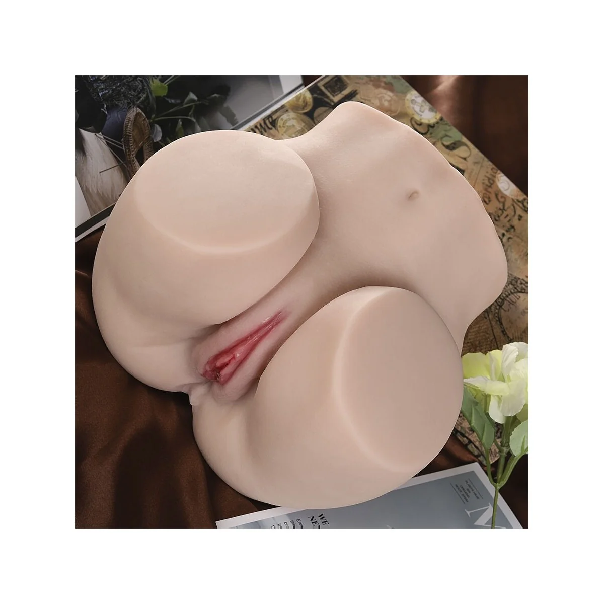 OLGA REALISTISCHER MEHRFACHPOSITIONIERTER VAGINA- UND ANUS-MASTURBATOR VON XISE