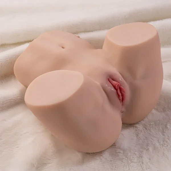MAYA REALISTISCHER MASTURBATOR MIT SAUGFUNKTION FÜR VAGINA UND ANUS, VIBRATION UND SAUGFUNKTION, 4,5 KG VON XISE