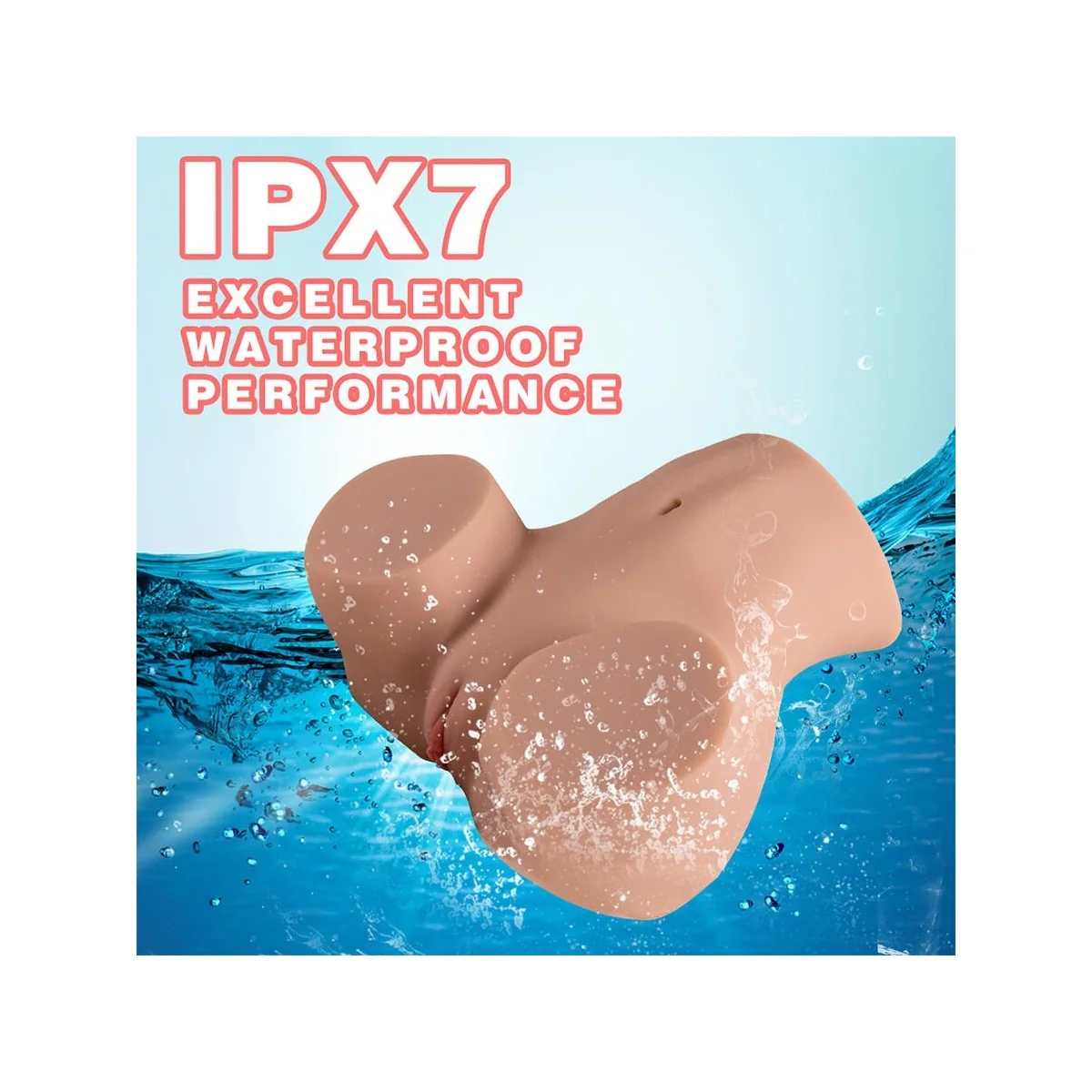 DANAE STOSSENDER REALISTISCHER VAGINA-MASTURBATOR MIT VIBRATION IN MEHREREN POSITIONEN VON XISE