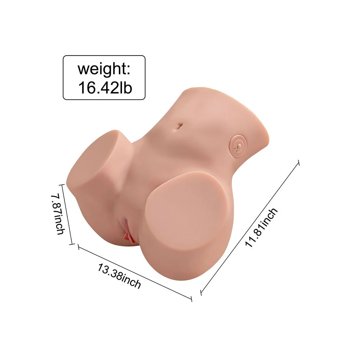 SYDNI REALISTISCHER MEHRFACHPOSITIONS-VAGINA-MASTURBATOR MIT STOSSFUNKTION VON XISE