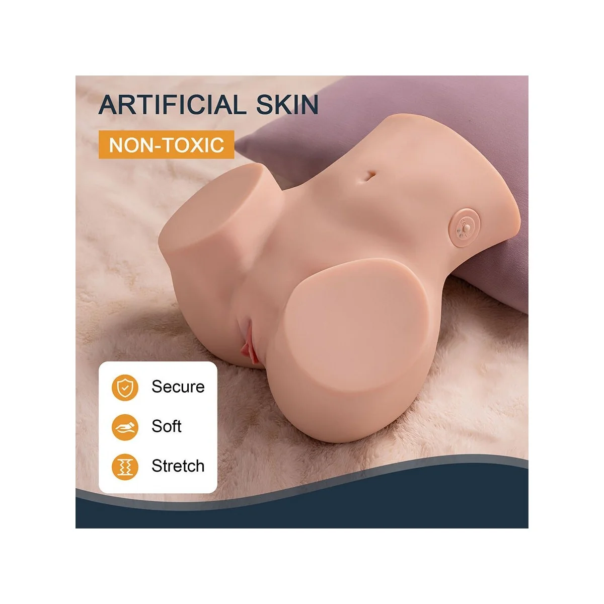 SYDNI REALISTISCHER MEHRFACHPOSITIONS-VAGINA-MASTURBATOR MIT STOSSFUNKTION VON XISE