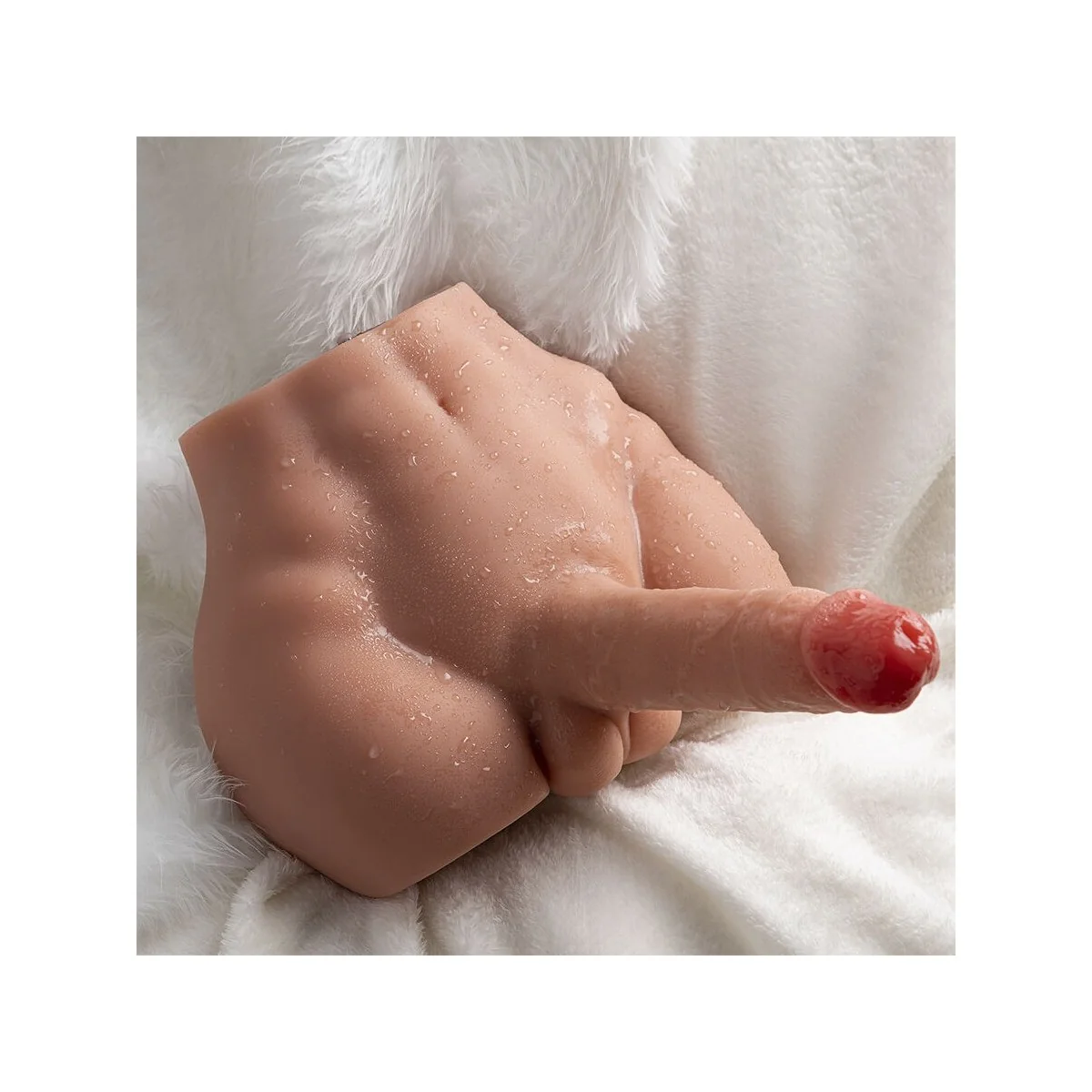 REALISTISCHER DILDO-MASTURBATOR MIT FRONTPOSITION UND STOSSFUNKTION, 17,5 CM VON XISE