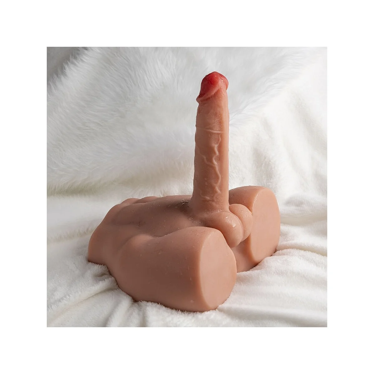 REALISTISCHER DILDO-MASTURBATOR MIT FRONTPOSITION UND STOSSFUNKTION, 17,5 CM VON XISE