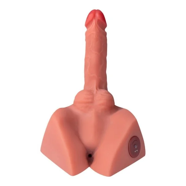 MICHAEL REALISTISCHER DILDO UND ANUSMASTURBATOR MIT STOSSFUNKTION, 15 CM VON XISE