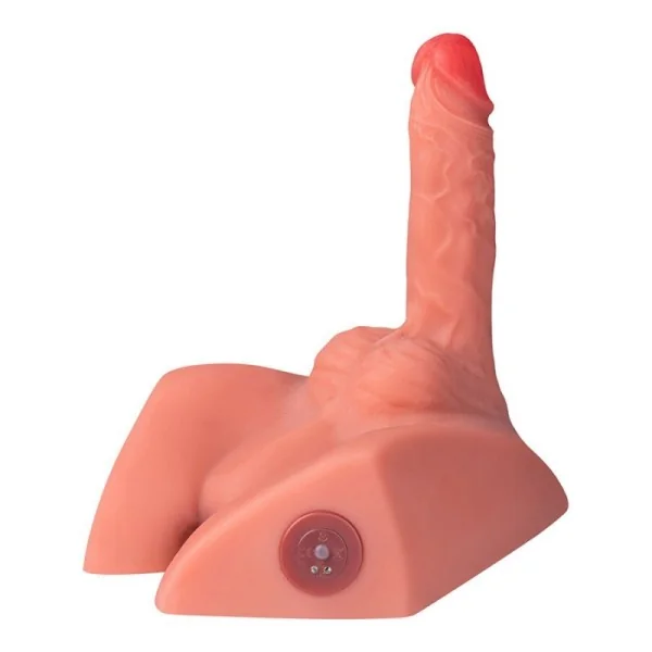 MICHAEL REALISTISCHER DILDO UND ANUSMASTURBATOR MIT STOSSFUNKTION, 15 CM VON XISE