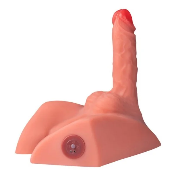 MICHAEL REALISTISCHER DILDO UND ANUSMASTURBATOR MIT STOSSFUNKTION, 15 CM VON XISE