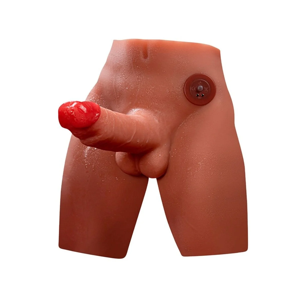 JASON REALISTISCHER DILDO-MASTURBATOR MIT STOSS- UND VIBRATIONSMÖGLICHKEITEN, 17 CM VON XISE