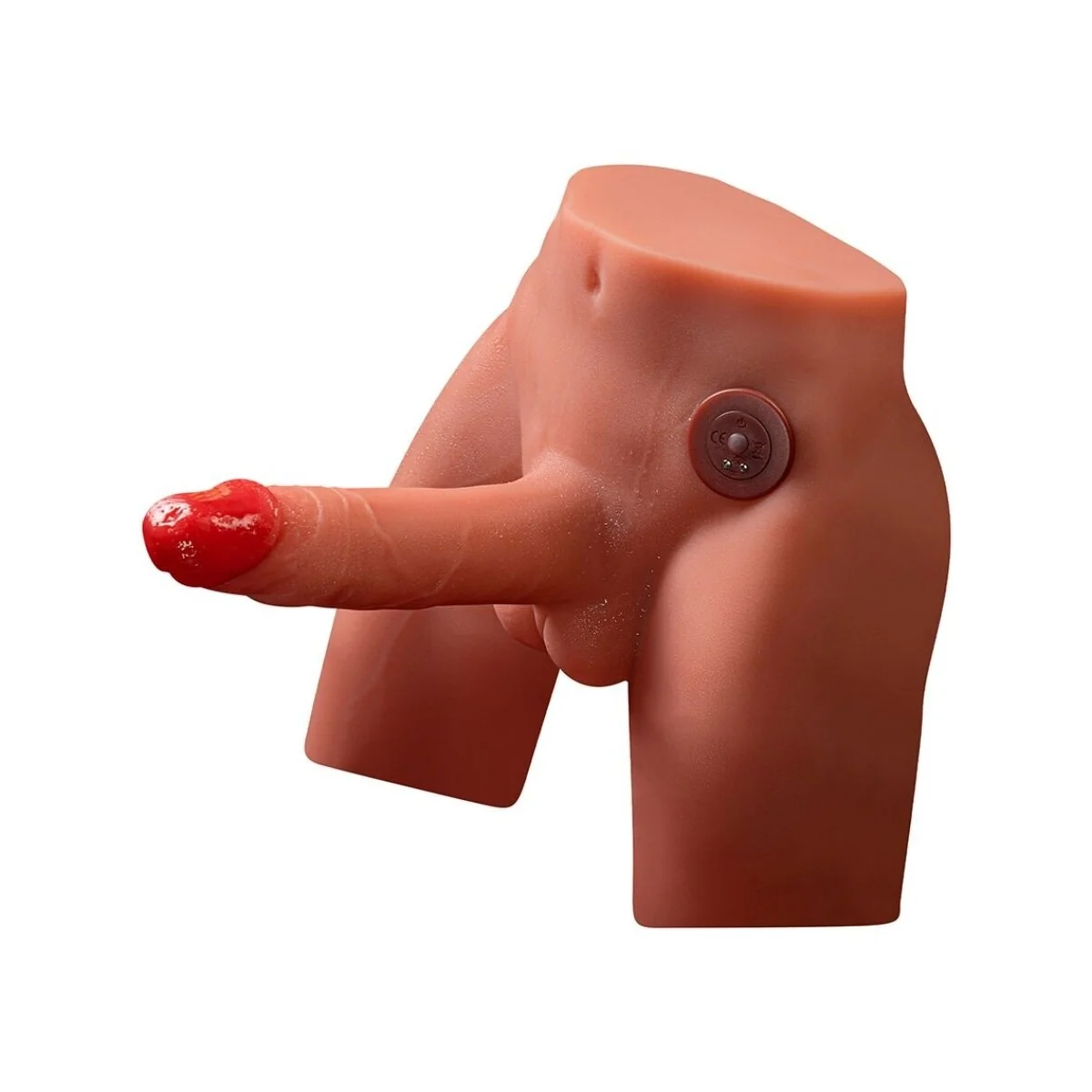 JASON REALISTISCHER DILDO-MASTURBATOR MIT STOSS- UND VIBRATIONSMÖGLICHKEITEN, 17 CM VON XISE