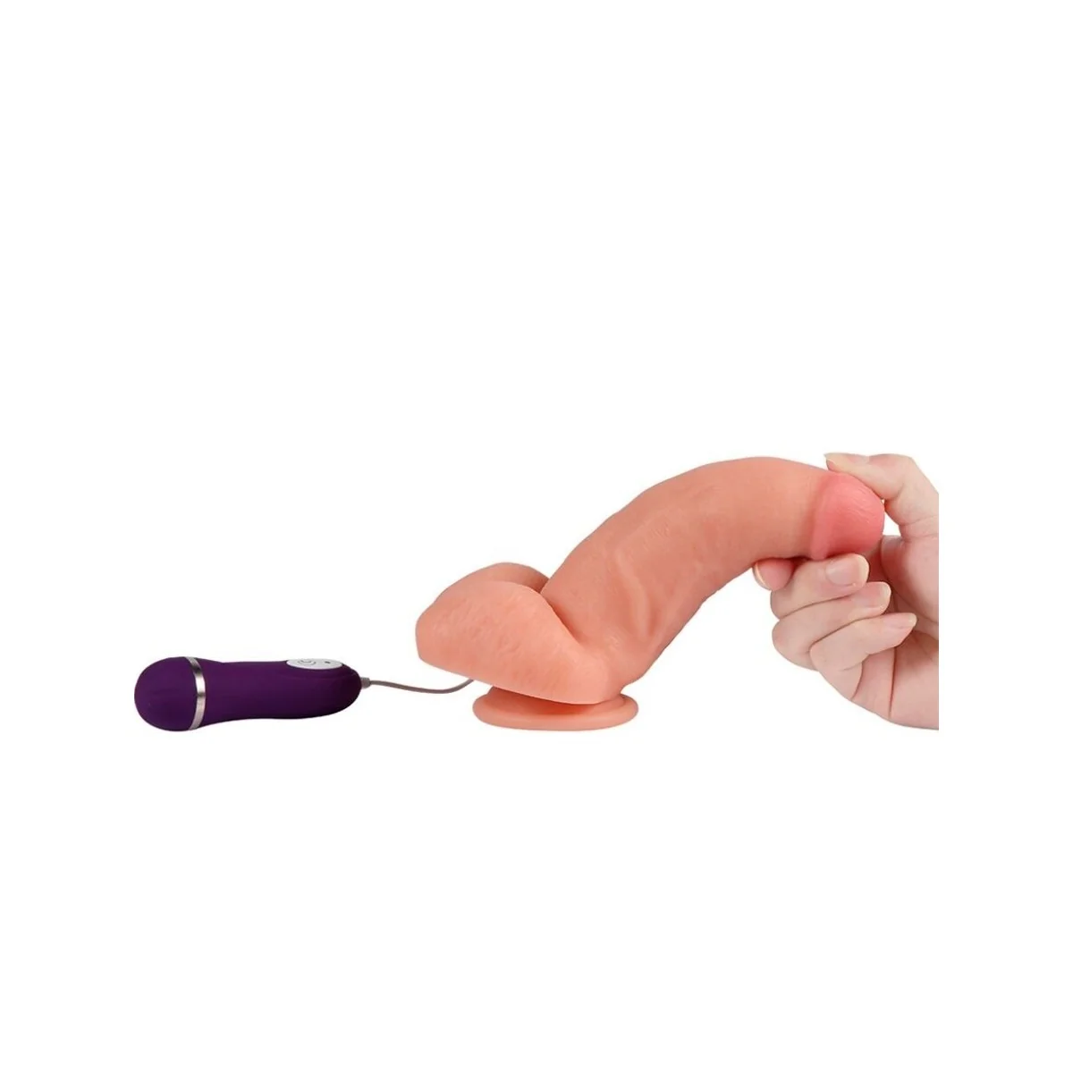 RED EAGLE VIBRATORDILDO MIT FERNBEDIENUNG 17 CM VON SHEQU